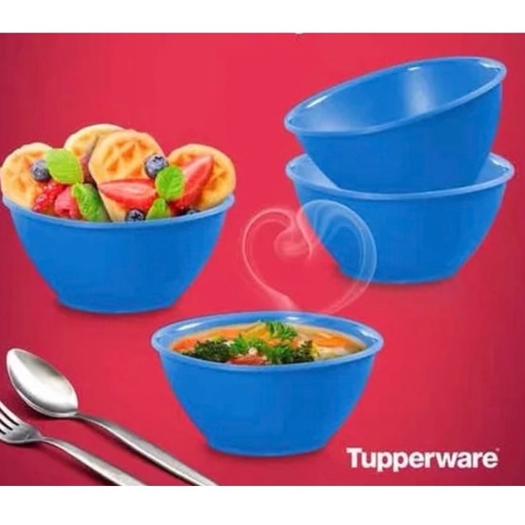 Tupperware Kitchen Tupperware Large Soup Bowls Set Of 4 Poshmark